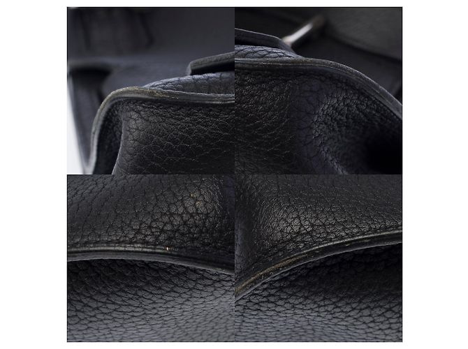 Hermès Borsa HERMES Jypsiere in Pelle Nera - 103877 Nero - vista 12