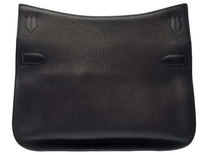 Hermès Borsa HERMES Jypsiere in Pelle Nera - 103877 Nero - vista 3