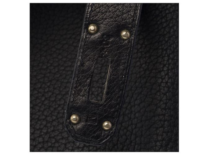 Hermès Borsa HERMES Jypsiere in Pelle Nera - 103877 Nero - vista 8
