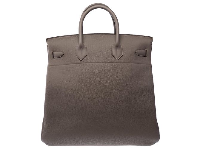 Haut à courroies Hermès HERMES Haut a Courroies Tasche aus grauem Leder - 103876 - Ansicht 3
