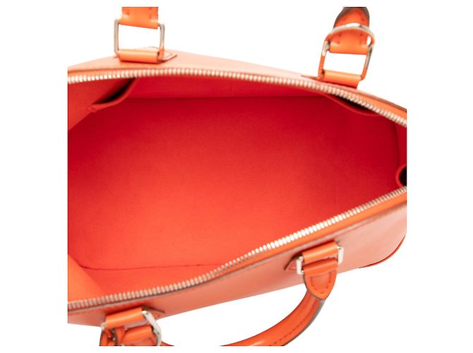 Borsa Satchel Louis Vuitton Epi Alma PM Arancione - vista 4