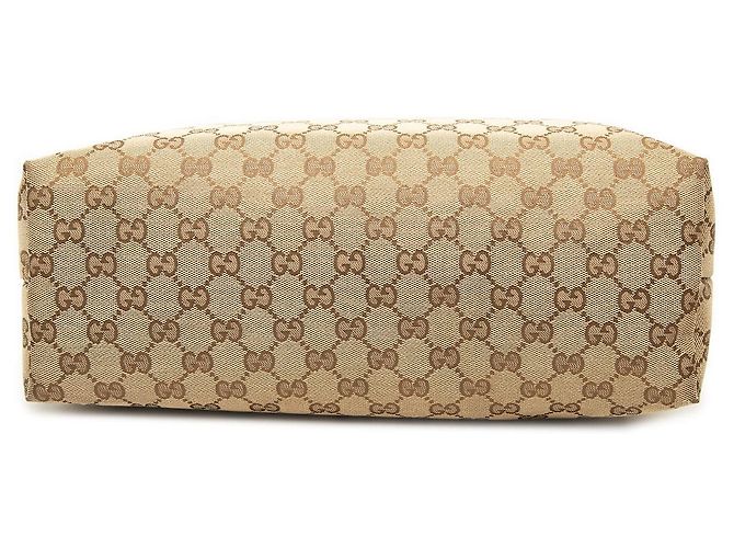 Borsa a tracolla Gucci GG Canvas Web beige - vista 3