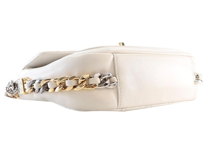 Borsa a tracolla Chanel Small Quilted Calfskin Precious Union Flap Bianca Bianco - vista 6