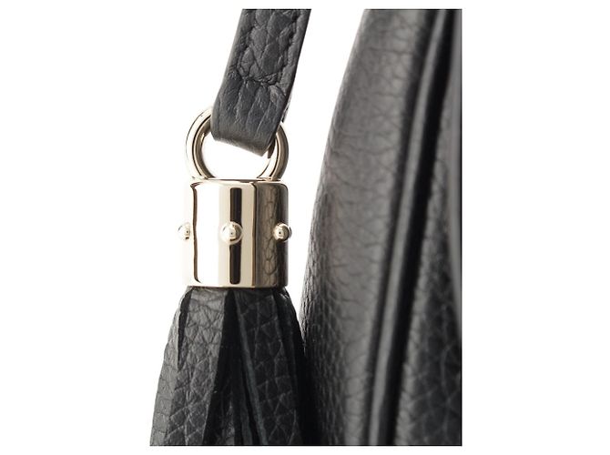 Borsa a tracolla Soho Chain Gucci Medium in pelle di vitello nera Nero - vista 10