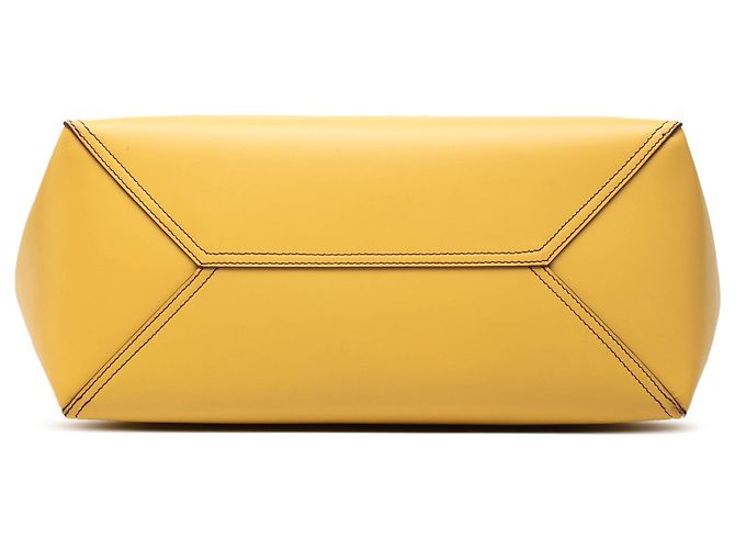 Tote Leo LOEWE in pelle gialla Giallo - vista 3