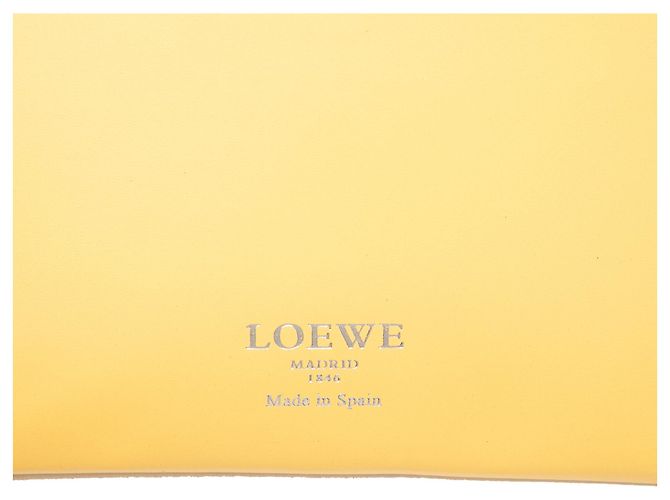 Tote Leo LOEWE in pelle gialla Giallo - vista 5