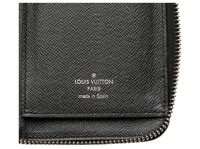 Cartera larga Zippy Vertical Louis Vuitton Taiga Negra Negro - vista 6