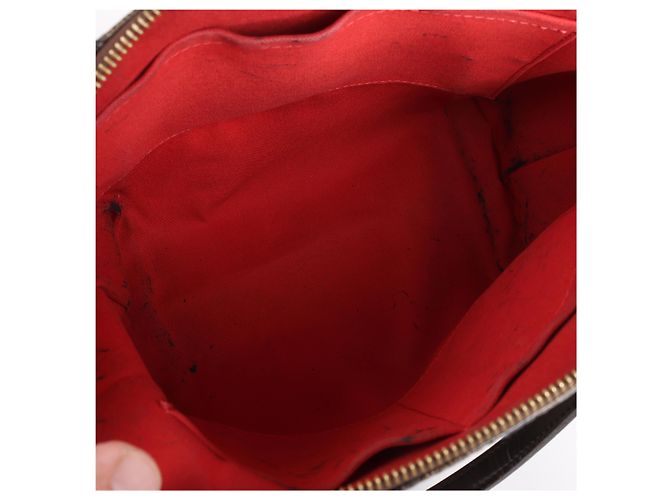 Borsa a tracolla Louis Vuitton Totally PM Damier Ebene Marrone N41282 - vista 14