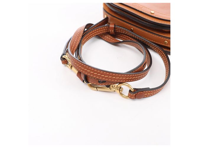 Chloé Borsa a mano 2Way Chloe Nile Bracelet in pelle, Brown Beige - vista 13