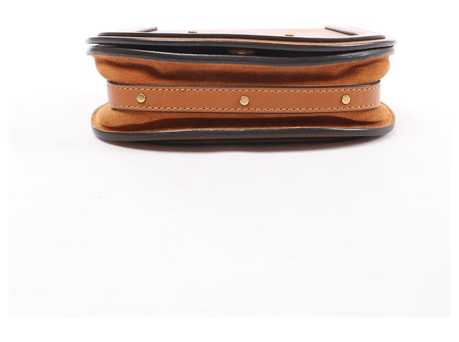Chloé Borsa a mano 2Way Chloe Nile Bracelet in pelle, Brown Beige - vista 6
