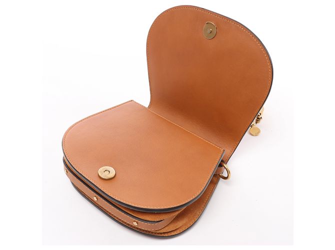 Chloé Borsa a mano 2Way Chloe Nile Bracelet in pelle, Brown Beige - vista 9