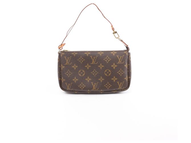 Louis Vuitton Pochette Accessoire Monogram Handbag in Brown M51980 Marrone - vista 2
