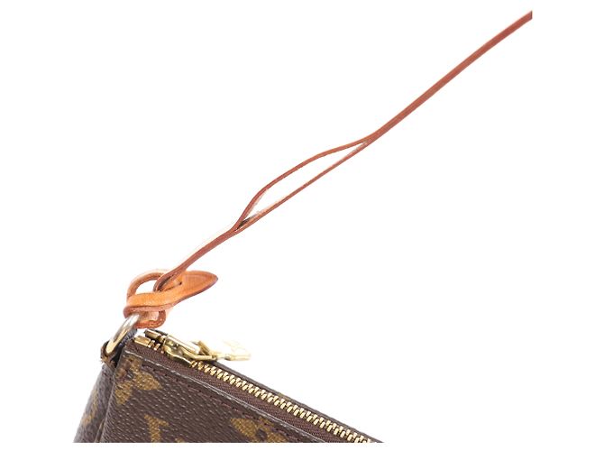 Louis Vuitton Pochette Accessoire Monogram Handbag in Brown M51980 Marrone - vista 3