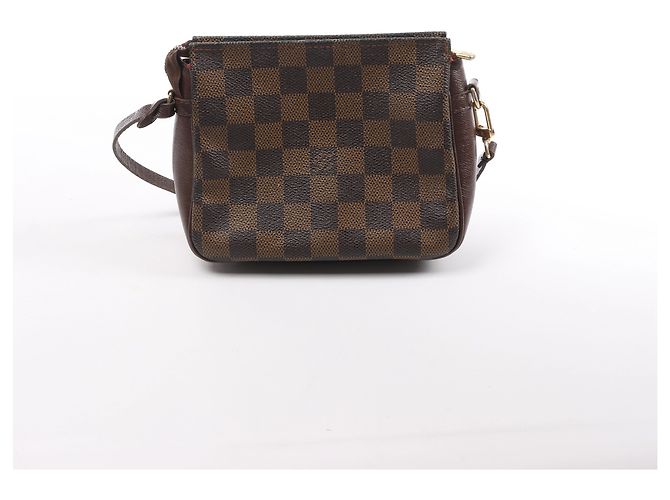 Borsa Louis Vuitton Truth Makeup Damier Ebene in marrone N51982 - vista 2