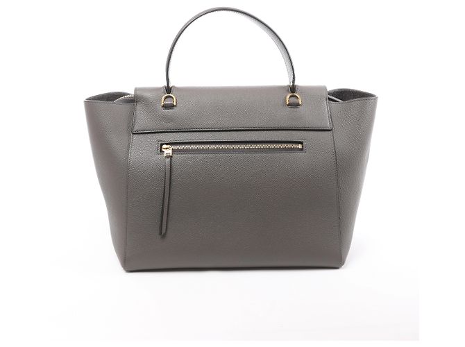 Céline Celine Belt Bag Mini Borsa a mano 2Way in pelle Grigio - vista 2