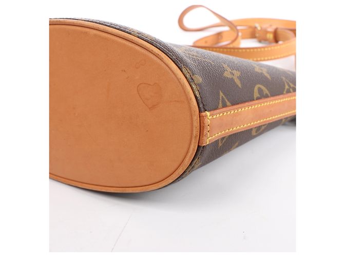 Borsa a tracolla Louis Vuitton Drouot Monogram Canvas in marrone M51290 - vista 7