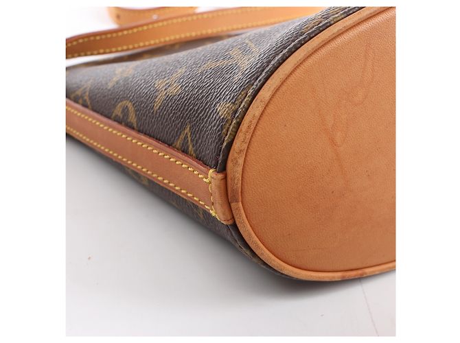 Borsa a tracolla Louis Vuitton Drouot Monogram Canvas in marrone M51290 - vista 8