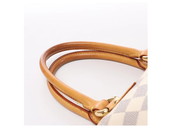Borsa a tracolla Louis Vuitton Saleya PM Damier Azur Beige N51186 - view 9