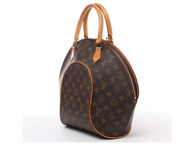 Borsa a mano Louis Vuitton Ellipse MM Monogram Canvas in marrone M51126 - vista 2