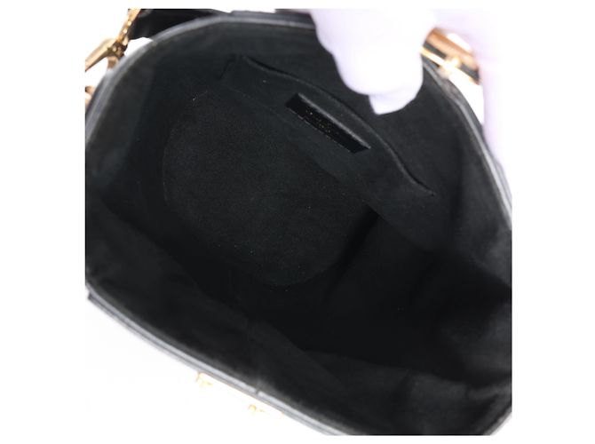 Bucket Borsa a mano 2Way Louis Vuitton Duffle PM in pelle nera Nero - vista 12