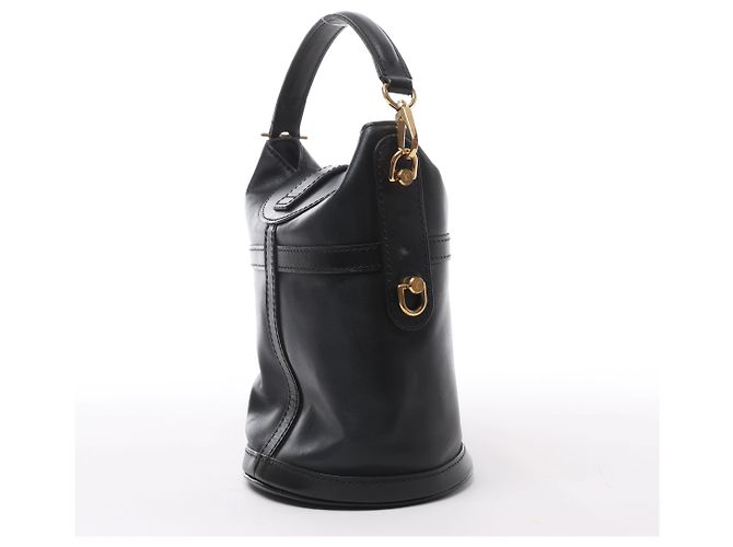 Bucket Borsa a mano 2Way Louis Vuitton Duffle PM in pelle nera Nero - vista 3