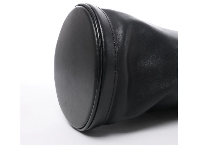 Bucket Borsa a mano 2Way Louis Vuitton Duffle PM in pelle nera Nero - vista 9