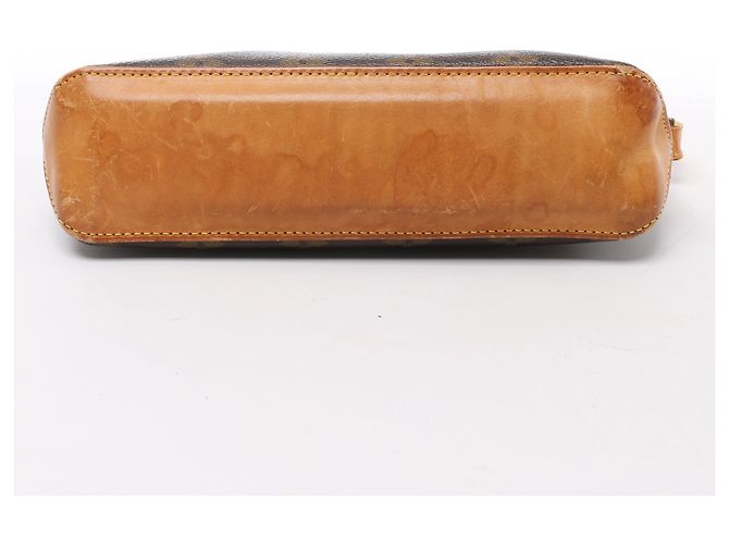 Borsa a tracolla Louis Vuitton Trotteur Monogram Canvas in marrone M51240 - vista 6