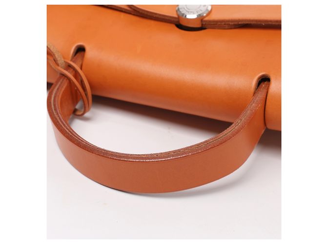 Zaino Hermès Herbag Ado PM Twirl Ash x Vash Hunter in Beige×Brown B: 1998 - vista 11