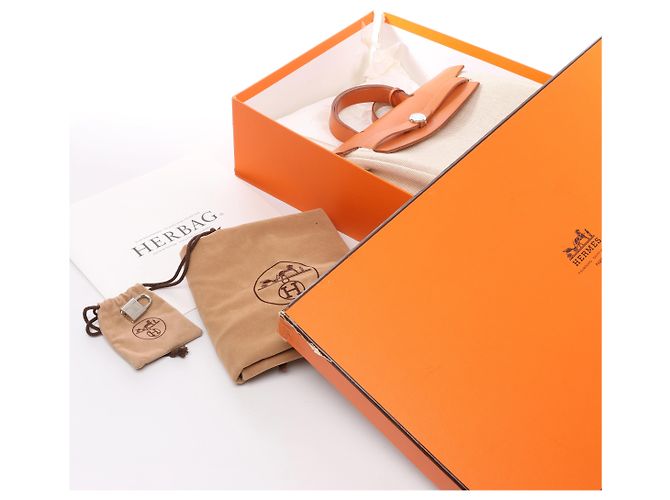 Zaino Hermès Herbag Ado PM Twirl Ash x Vash Hunter in Beige×Brown B: 1998 - vista 14