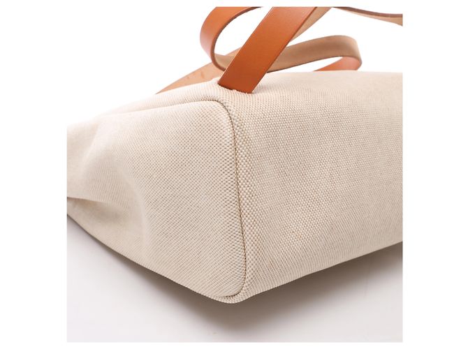 Zaino Hermès Herbag Ado PM Twirl Ash x Vash Hunter in Beige×Brown B: 1998 - vista 8