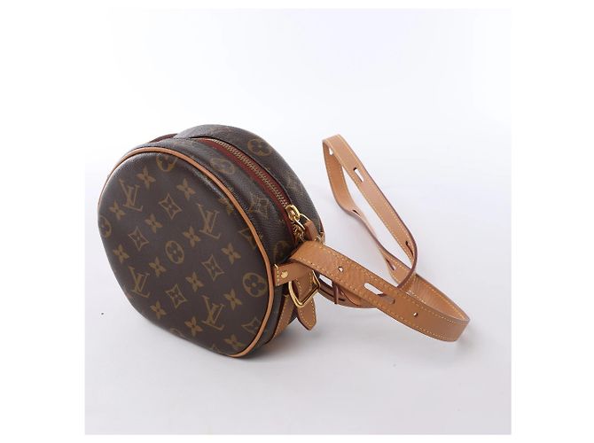 Borsa a tracolla Louis Vuitton Boite Chapeau Souple PM Monogram in marrone M45578 - vista 4