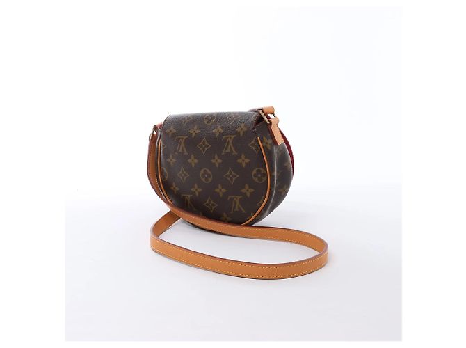 Borsa a tracolla Louis Vuitton Tanblan Monogram Canvas in marrone M51179 Rosso - vista 3