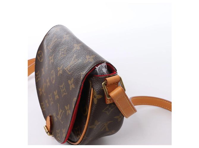 Borsa a tracolla Louis Vuitton Tanblan Monogram Canvas in marrone M51179 Rosso - vista 4
