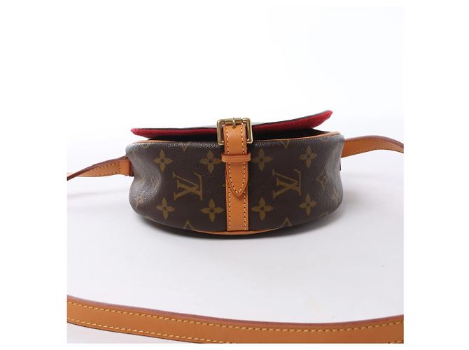 Borsa a tracolla Louis Vuitton Tanblan Monogram Canvas in marrone M51179 Rosso - vista 6