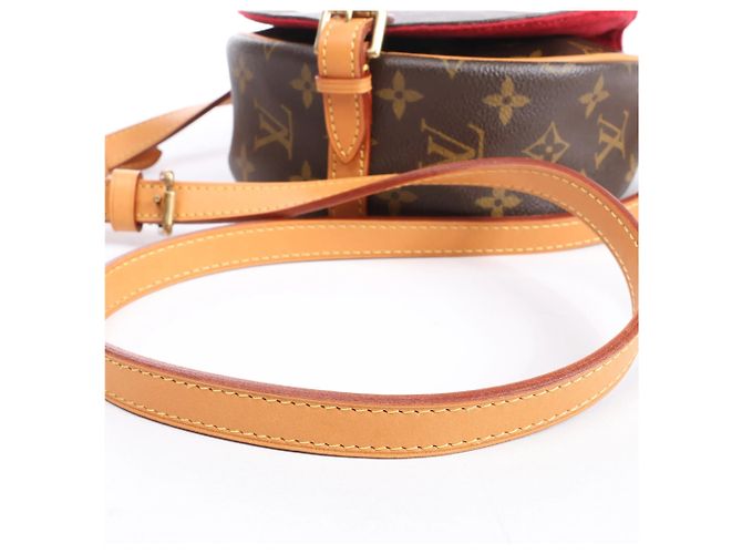 Borsa a tracolla Louis Vuitton Tanblan Monogram Canvas in marrone M51179 Rosso - vista 8
