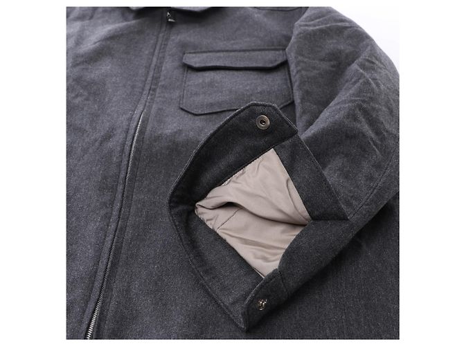 Corneliani Wollmantel in Grau, Größe 50 IT - Ansicht 12