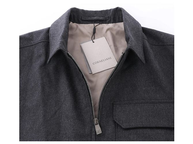 Corneliani Wollmantel in Grau, Größe 50 IT - Ansicht 2