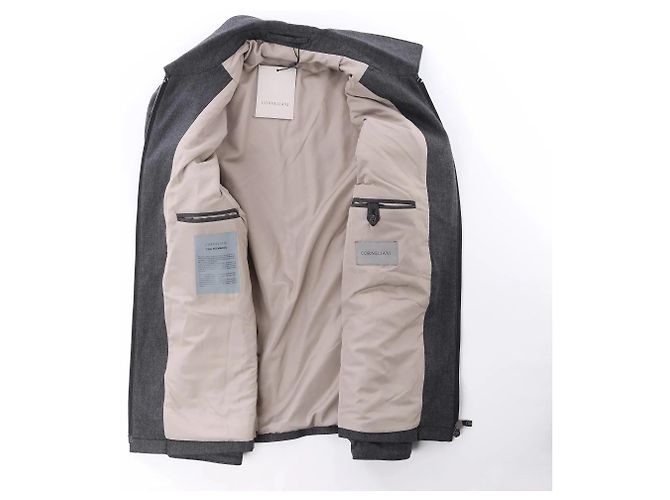 Corneliani Wollmantel in Grau, Größe 50 IT - Ansicht 3