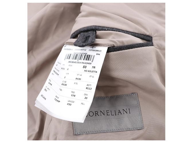 Corneliani Wollmantel in Grau, Größe 50 IT - Ansicht 9