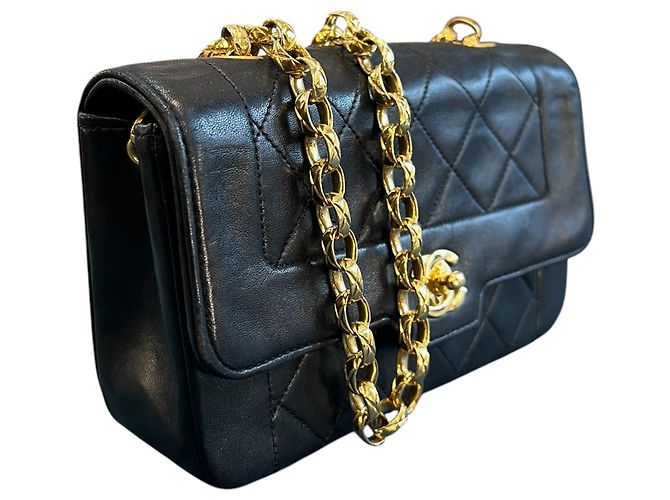 Borsa Chanel Mini Quilted Lambskin Single Flap 1989 - vista 2