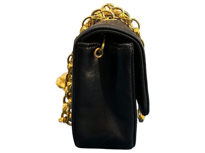 Borsa Chanel Mini Quilted Lambskin Single Flap 1989 - vista 3