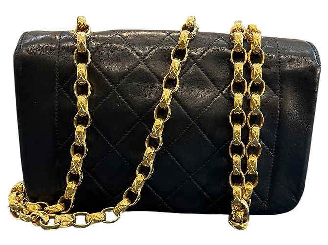 Borsa Chanel Mini Quilted Lambskin Single Flap 1989 - vista 4