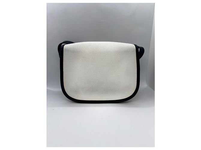 Borsa a tracolla Longchamp Paris Bianco Blu navy - vista 2