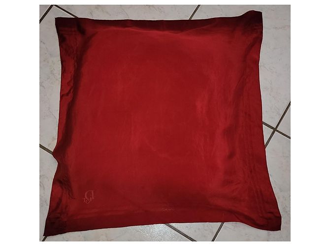 Foulard in seta rosso Dior - vista 4