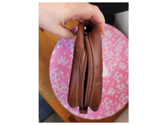 Pochette Burberry vintage Marrone Beige - vista 10
