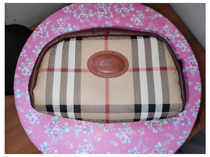 Pochette Burberry vintage Marrone Beige - vista 2