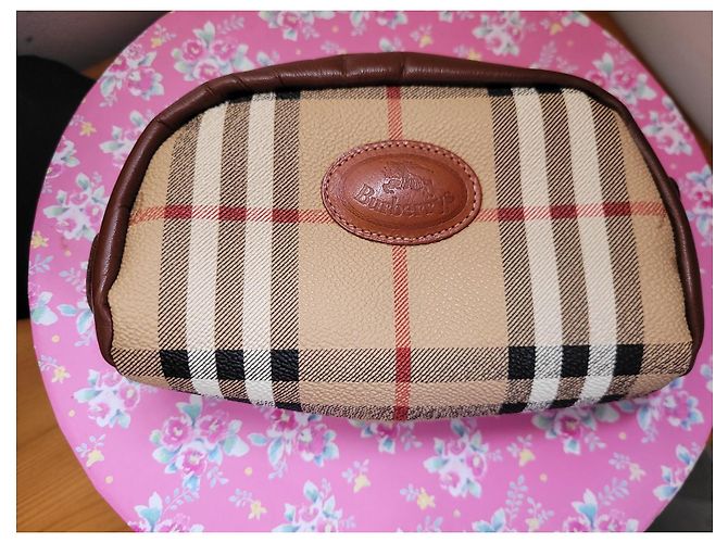 Pochette Burberry vintage Marrone Beige - vista 5