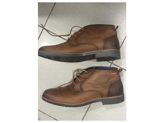 Autre Marque Stivaletti in pelle marrone Pikolinos - vista 4