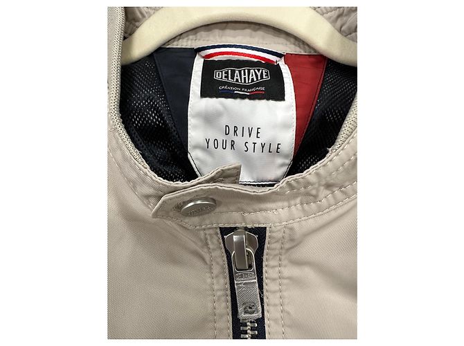 Autre Marque Giacca Delahaye Racing Beige - vista 6