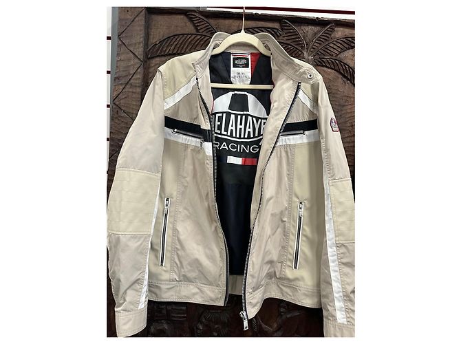 Autre Marque Giacca Delahaye Racing Beige - vista 7